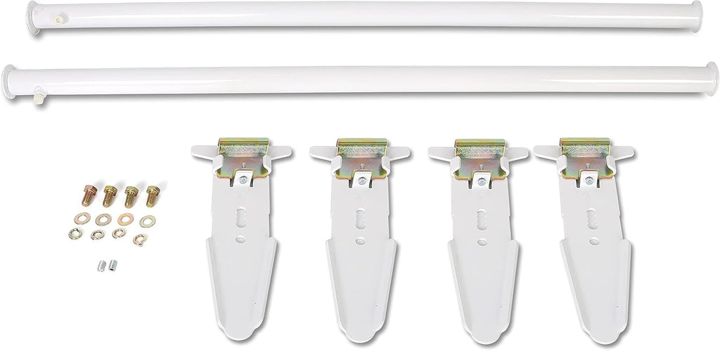 Adjustable Van Roof Ladder Rack Carrier 2 Cross Bars 47''-77'' 500lbs Pack of 2 C457378