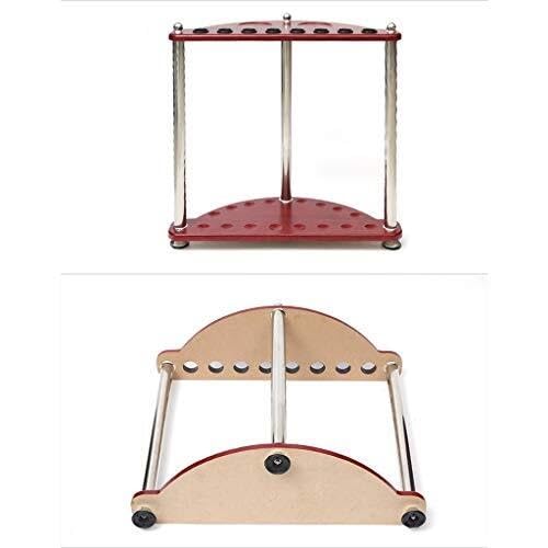 Wall-Mounted Wooden Pool Cue Rack for 8 Cues E29212