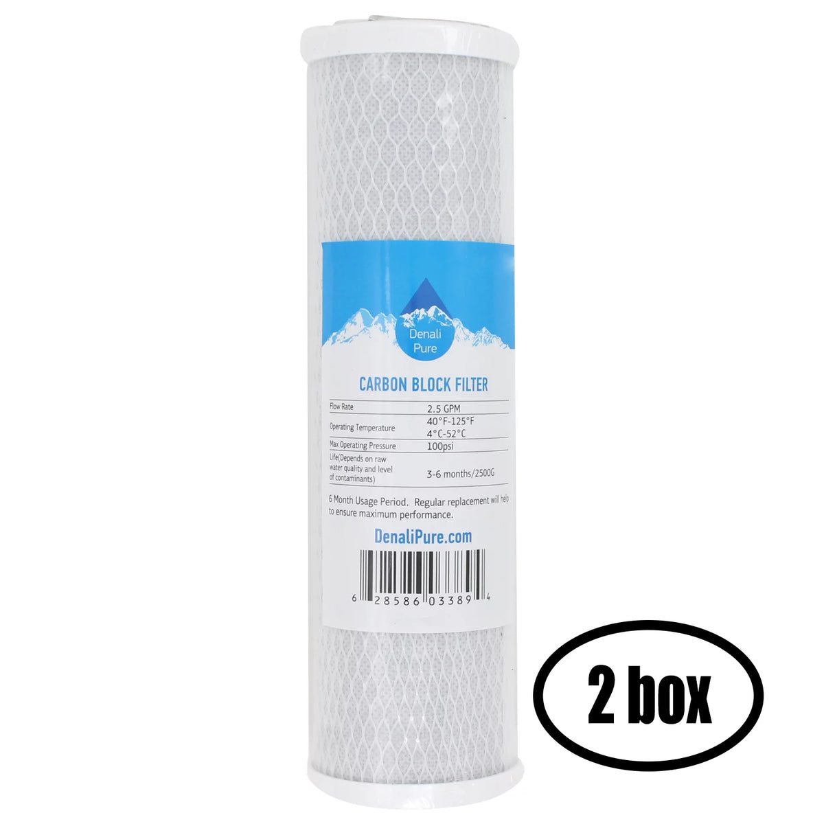 2 Boxes Activated Carbon Block Filter L3673
