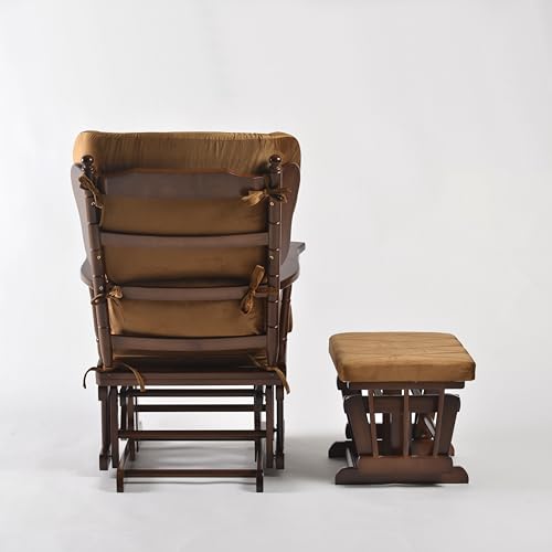 Pumpkin Glider Chair and Ottoman Set X53961