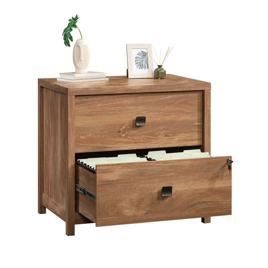 Engineered Wood Filing Cabinet in Brown O985