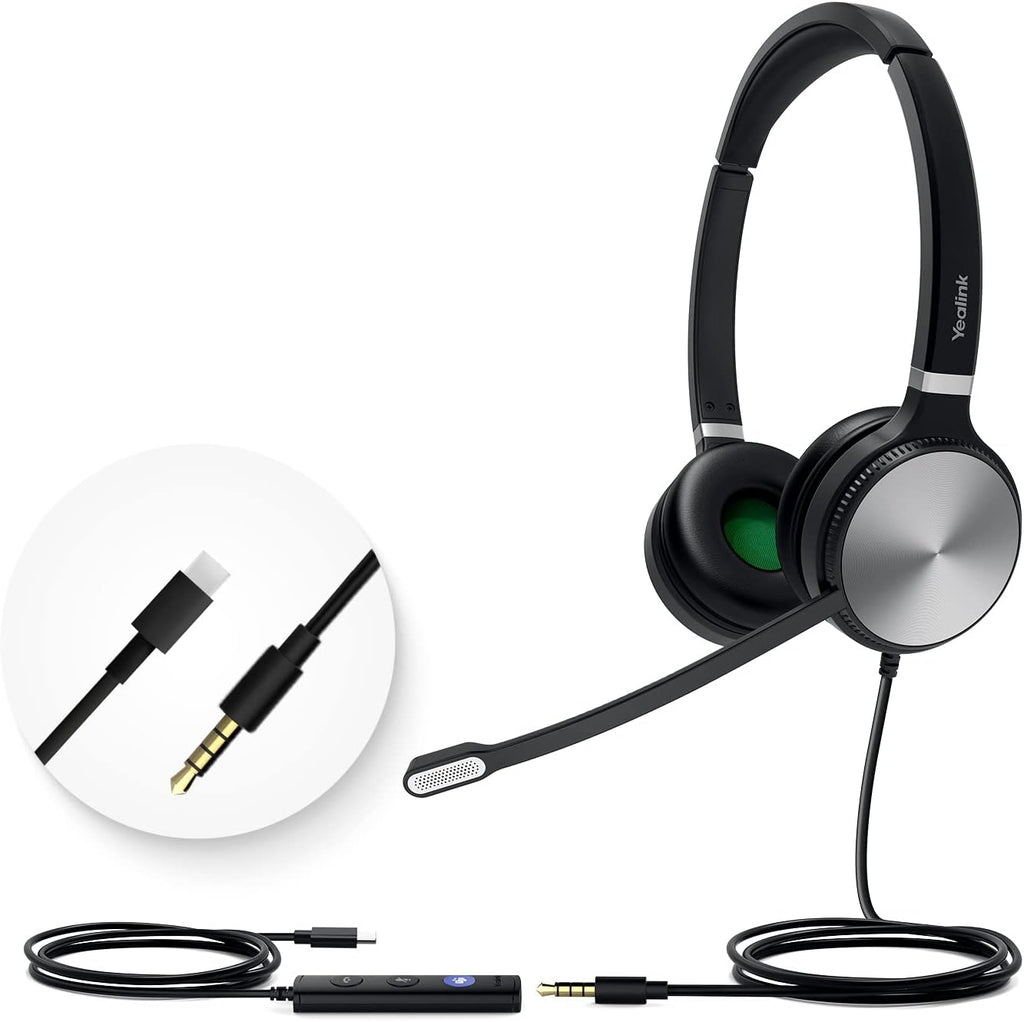 UH36-MONO Teams Certified USB Wired Noise Cancelling Headset with Mic Pack of 2 M793364