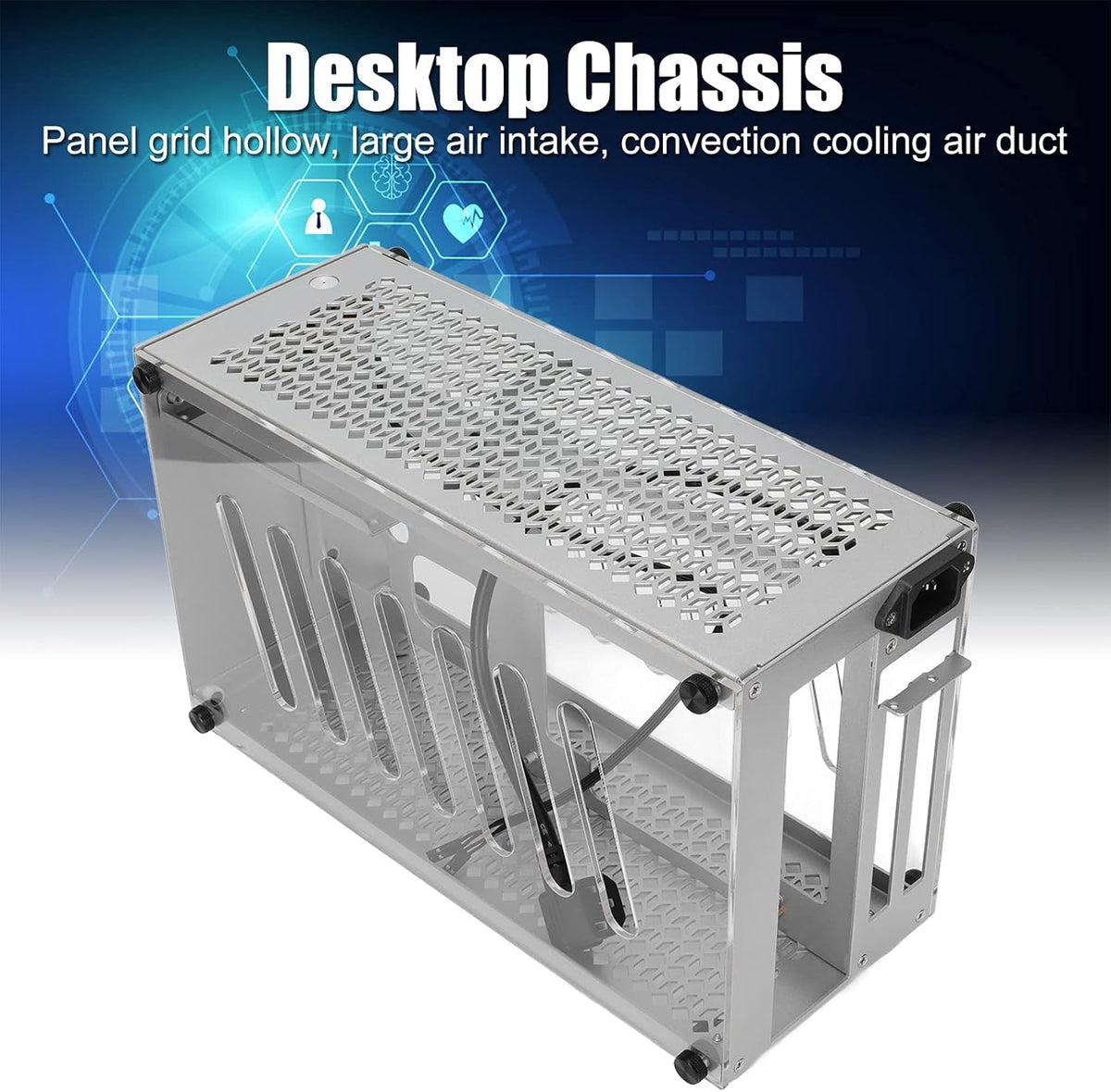 Mini Aluminum ITX Computer Case U56517
