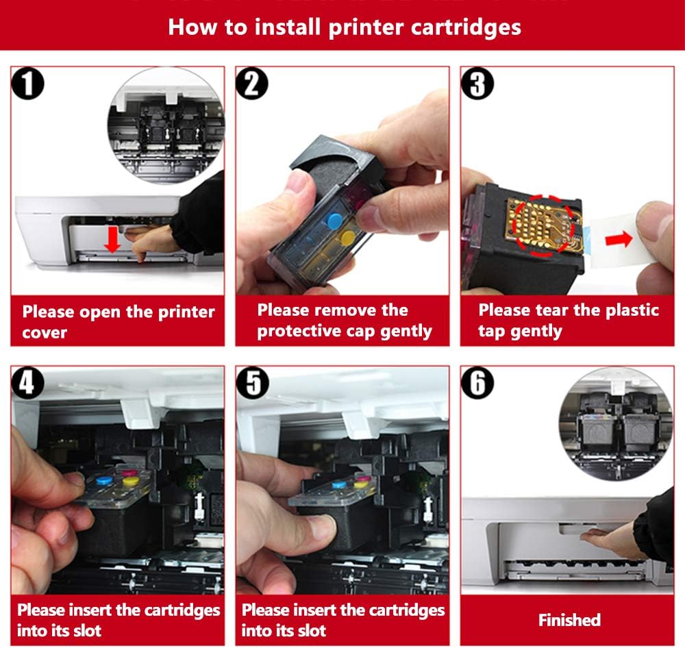 Black and Tri-Color Ink Cartridges Y3415