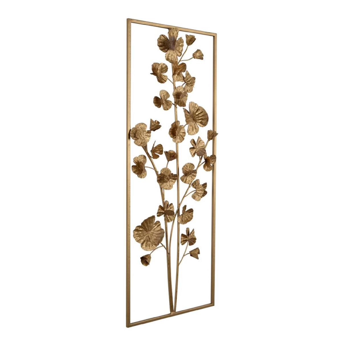 30" Gold Rectangular Wall Art Decor I58429