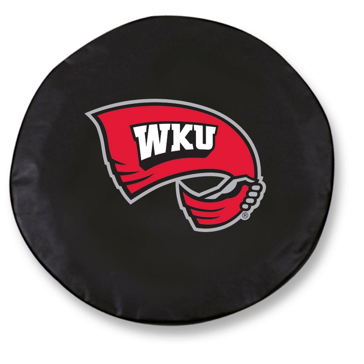 Black Vinyl Fitted Car Tire Cover H106288