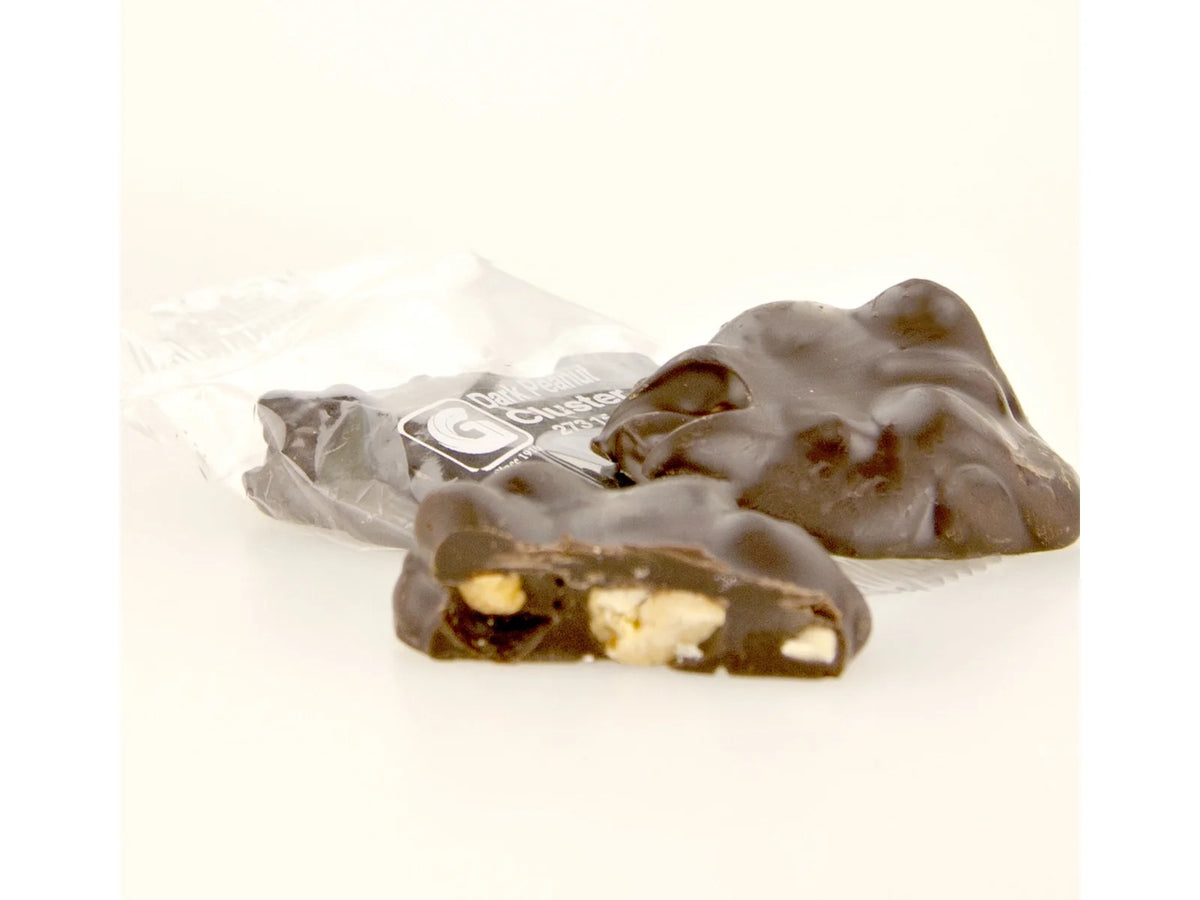 Individually Wrapped Dark Chocolate Peanut Clusters, Bulk 10 lb. Box K358528
