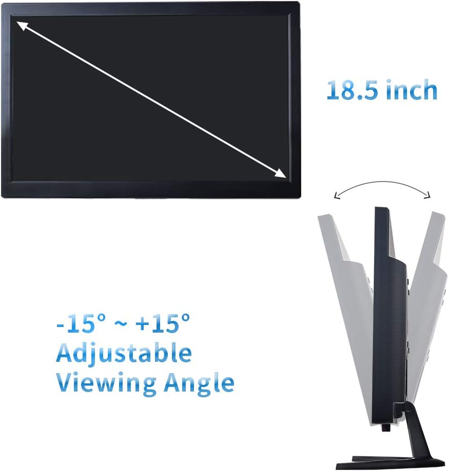 21.5 CCTV Monitor, 16:9 BNC Monitor 1920x1080 TFT LCD Display C4488