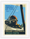 Vintage Aviation Poster Japanese Rice Paper Art Print 17 x 22 in D2592