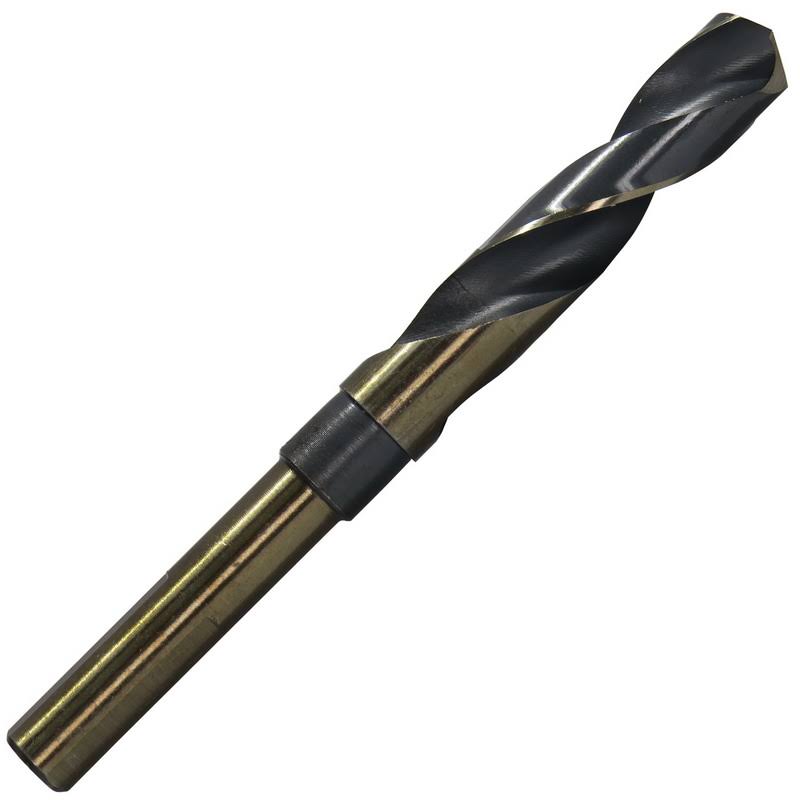 9/16 inch-1 inch 5 Piece HSS Black & Gold Reduced Shank Drill Bit Set Y644569