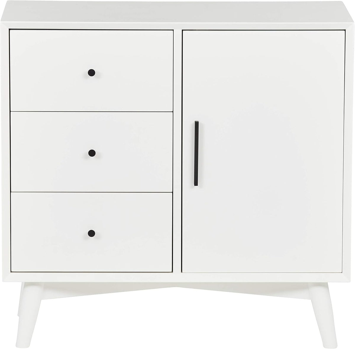 White Media Storage Cabinet L342160