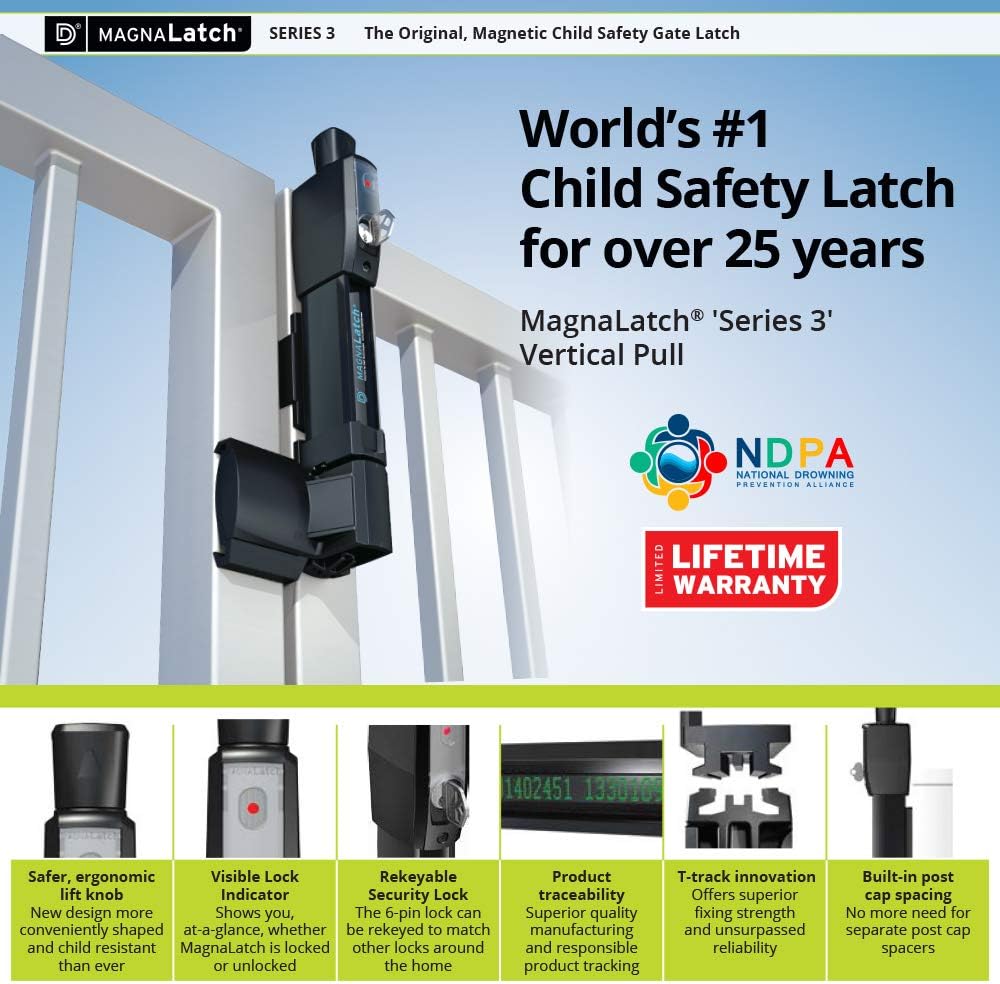 Magnetic Gate Latch and Lock J826033