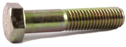 3/4-16 x 7 Grade 8 Hex Cap Screw Yellow Zinc Plated M2499