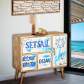 Recycled Mango Wood Chest with 3 Drawers Z295559