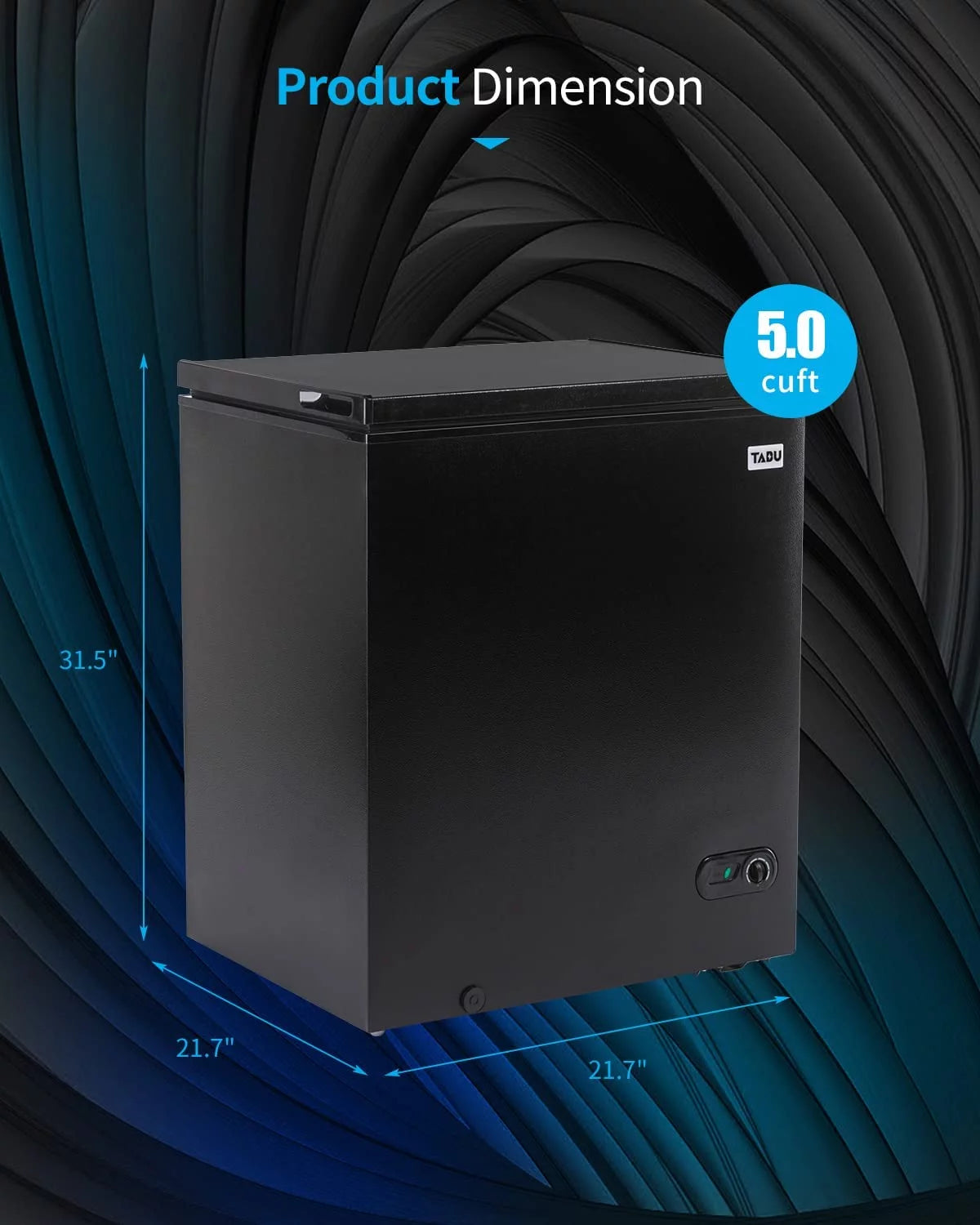 5.0 Cu ft Chest Freezer with Removable Basket I28687