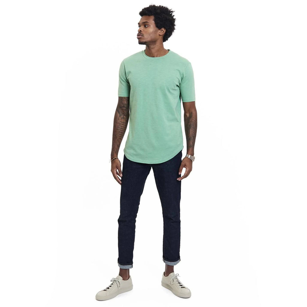 Slub Scallop Crew XL / Black H1150