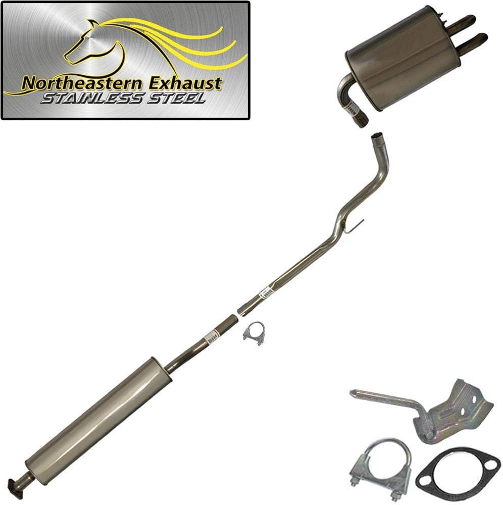 Stainless Steel Resonator Muffler Exhaust System Kit C24205