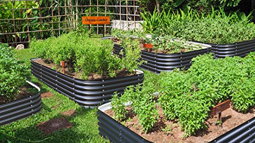 32" Tall Galvanized Metal Raised Garden Bed A71490