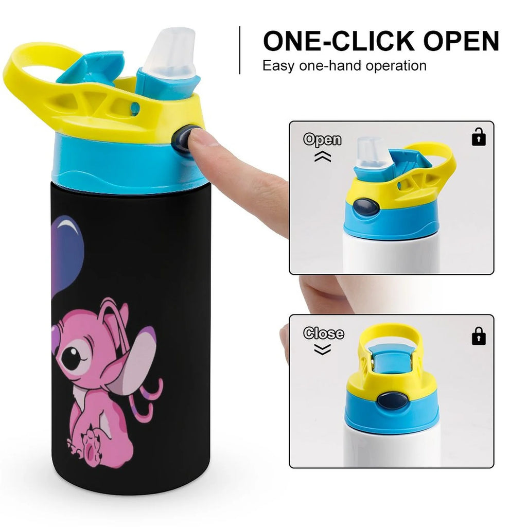 Stainless Steel Vacuum Insulated Water Bottle With Straw S7805