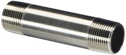 3/4x22 Brass Vertical Drop Ceiling Nipple - Satin Nickel T896139