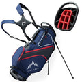 14 Way Dividers Golf Stand Bag Lightweight with Multiple Pockets, Dual Strap and Rain Cover Hood B9351