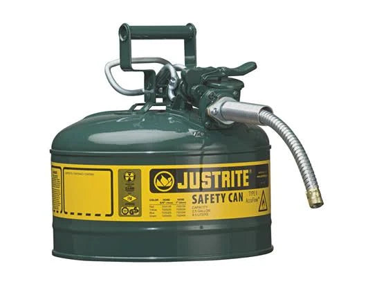 Green Type II Safety Can, 2.5 Gallon K5535
