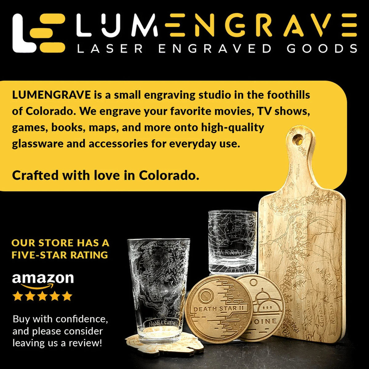 16oz Engraved Pint Glass O1629