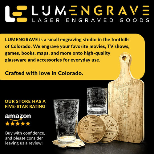 16oz Engraved Pint Glass O1629