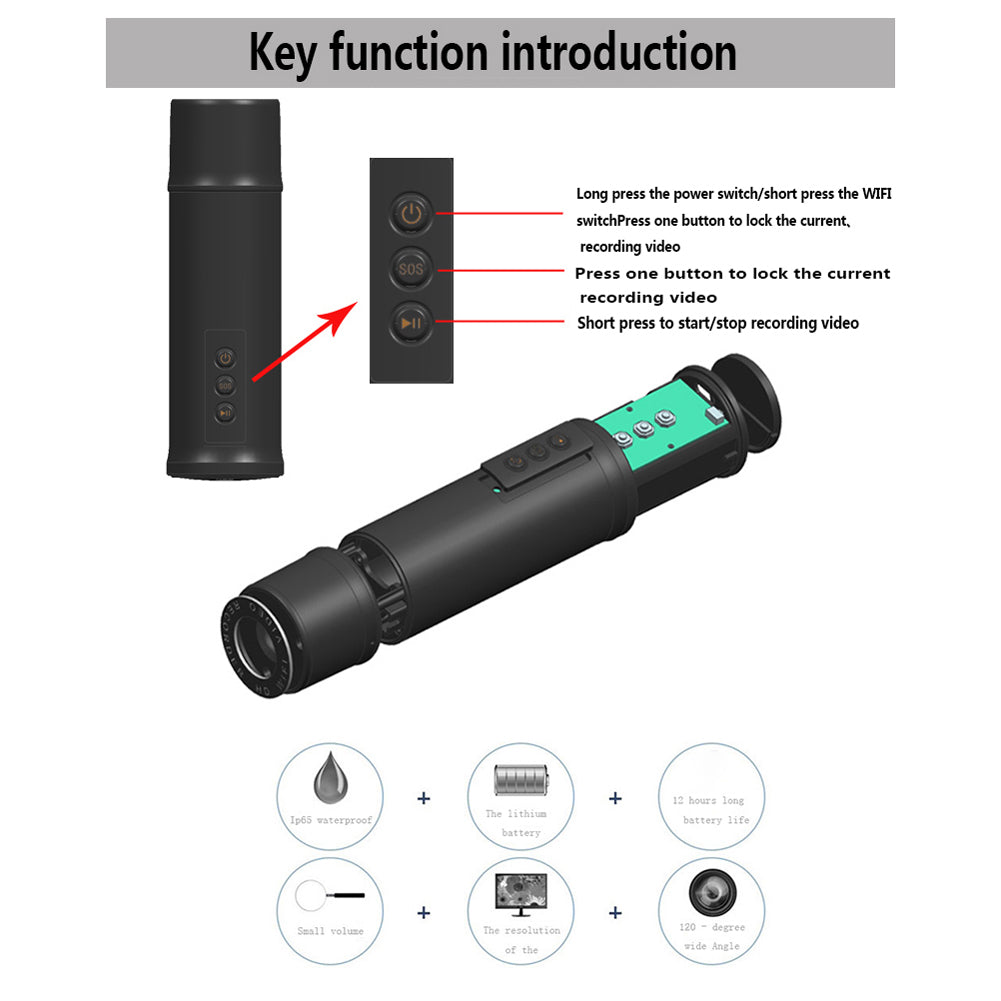 Waterproof 1080P Bike Helmet Camera L424