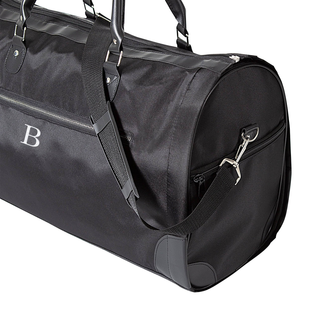 Black Microfiber Convertible Garment Bag U80828