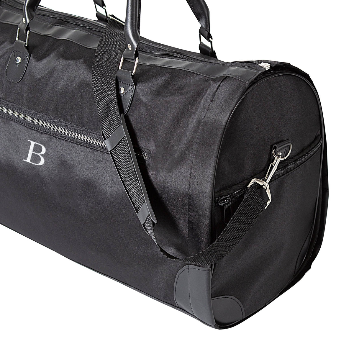 Black Microfiber Convertible Garment Bag U80828