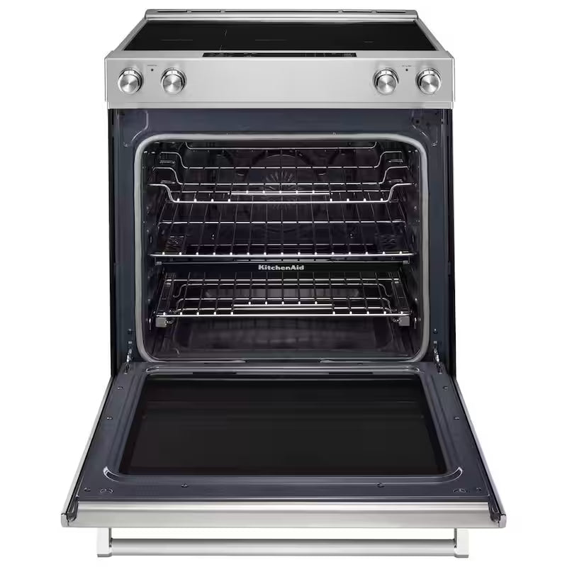 7.1 cu. ft. Slide-In Electric Range with Convection Oven Stainless Steel D843122