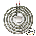 2-Pack 6 inch 4 Turns Surface Burner Element for Range, Stove & Cooktop W665691