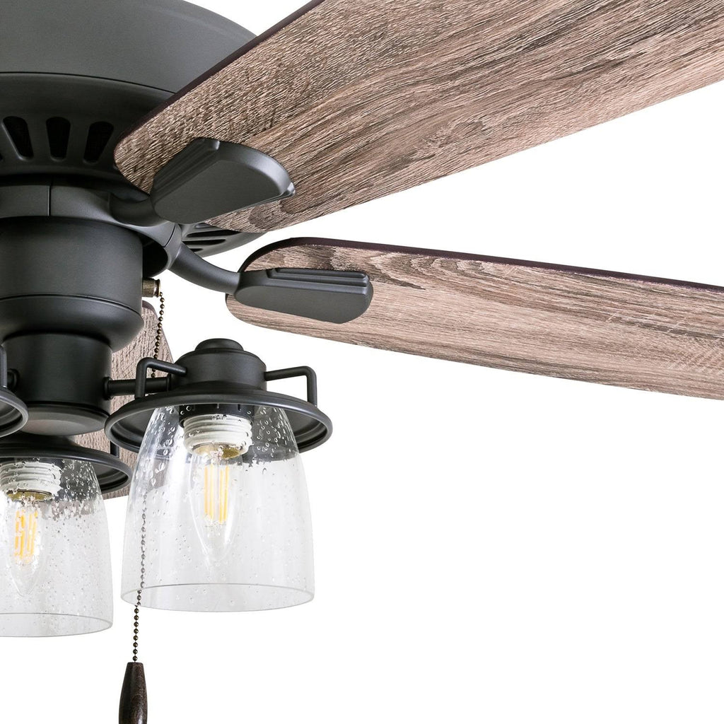 Bronze 60-Inch LED Ceiling Fan with Pull Chains P778370