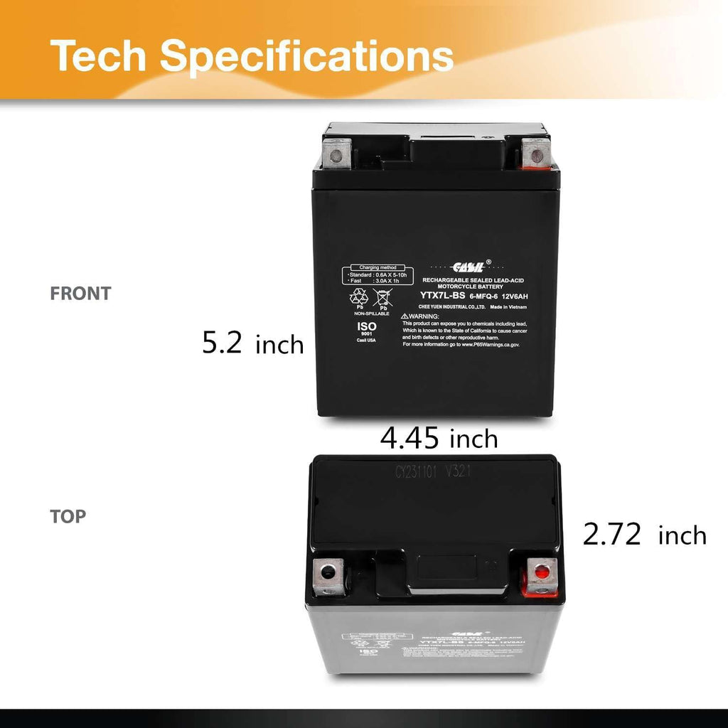 12v 7Ah Battery U5413