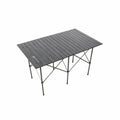 Rectangular Folding Aluminum Roll-Top Table W526089