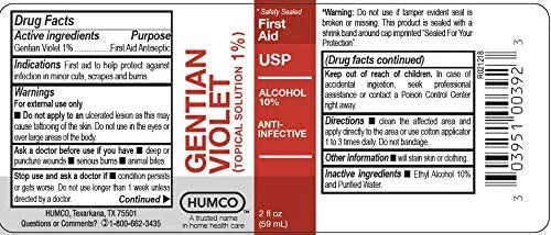 5 Pack Iodine Tincture 2% USP 1oz L6598