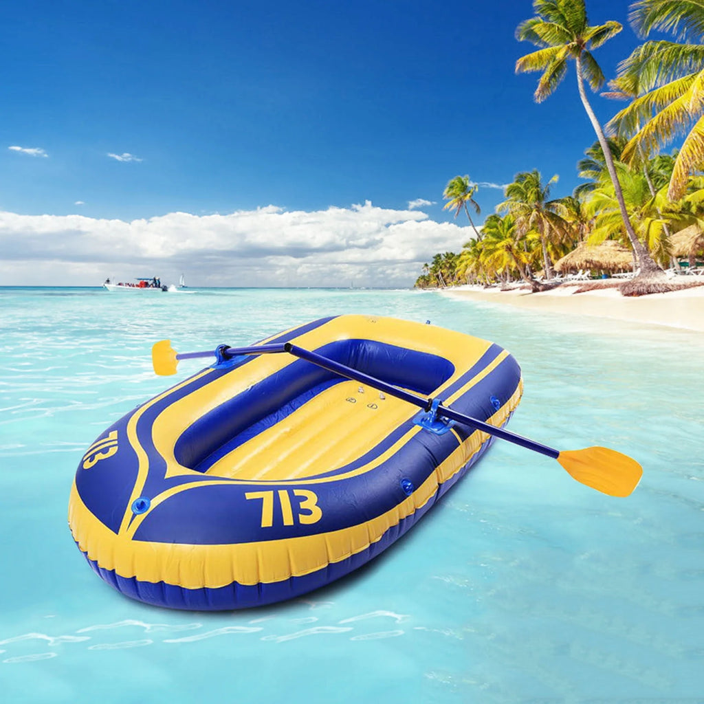 Double Kayak Inflatable Raft with Foot Pump Paddle Repair Kit A3065