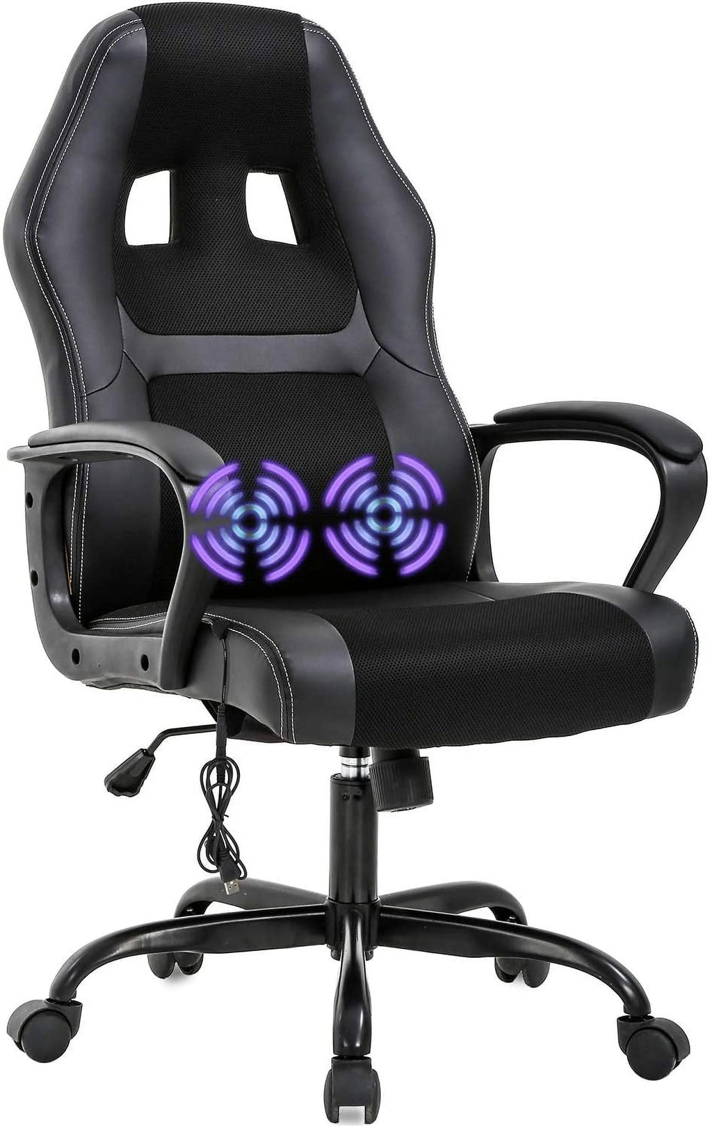 Black Executive Chair with Lumbar Support Z4073
