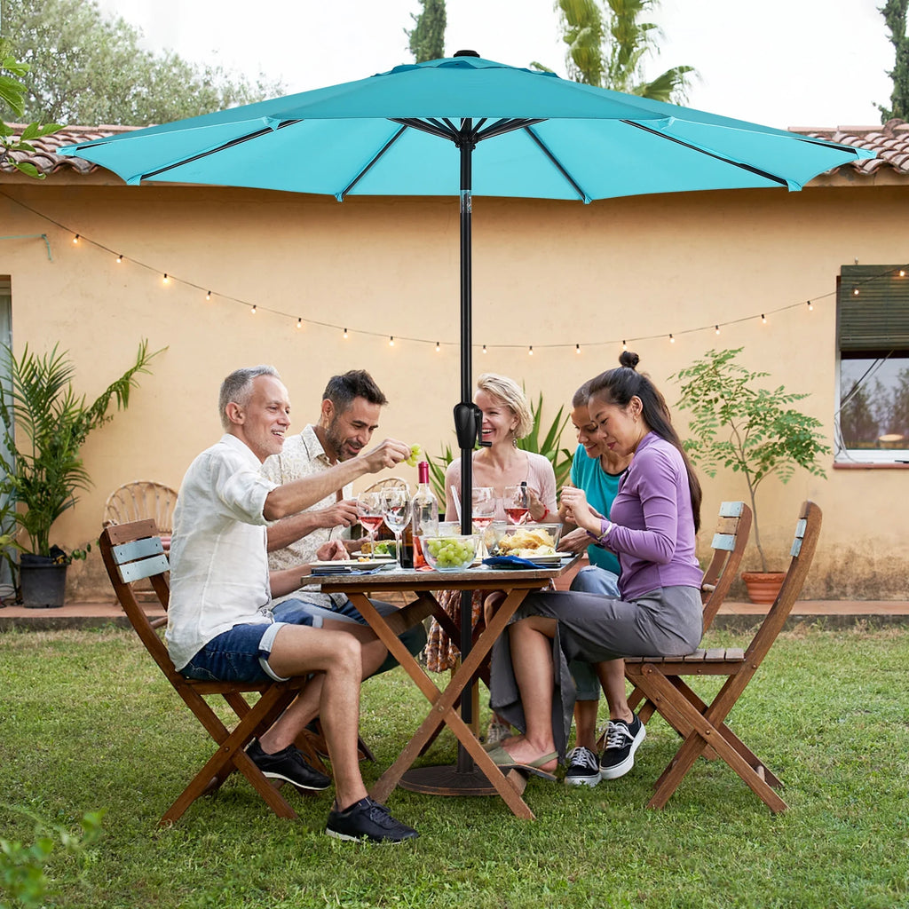 9' Round 8Rib Aluminum Market Umbrella U86478