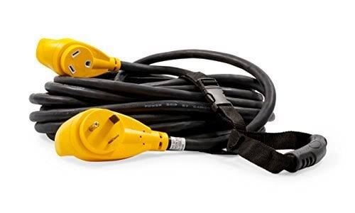 30-Amp PowerGrip Extension Cord, 50&, Black O896090