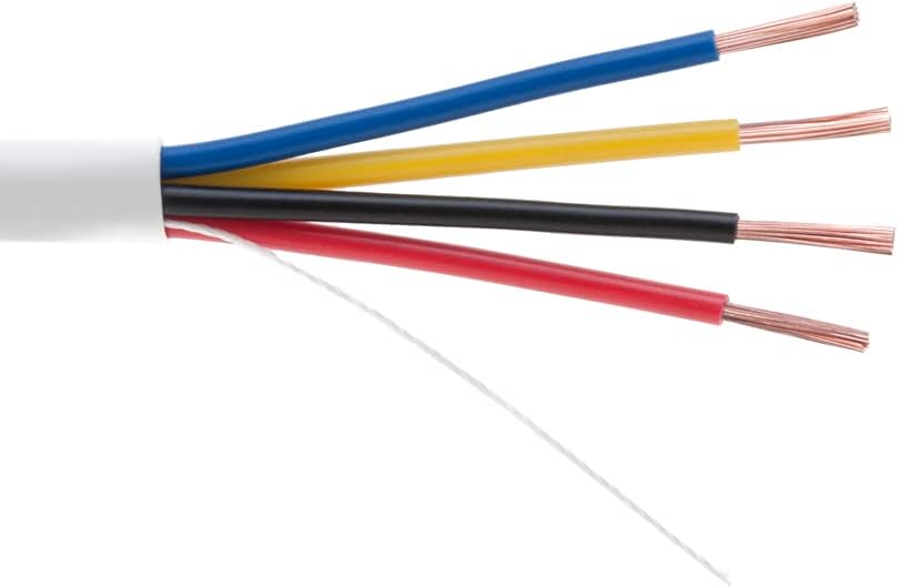 Bulk 18/4 Stranded Conductor Alarm Control Cable 500ft Unshielded Z6843