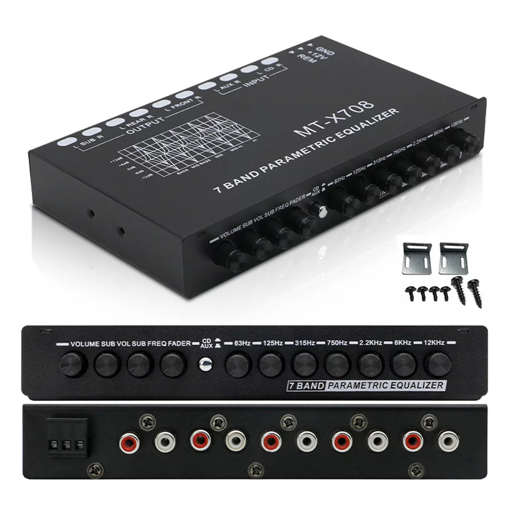 7 Band Car Audio Equalizer X6882