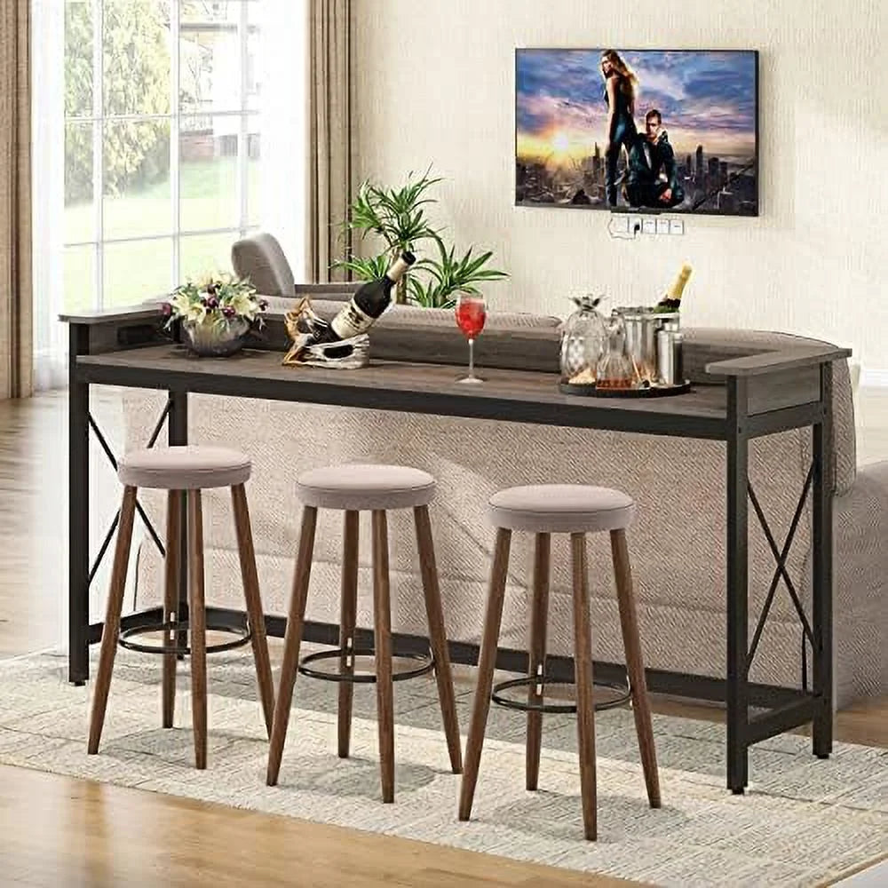 70.9 inch Extra Long Console Table with Outlets and USB Ports J4498