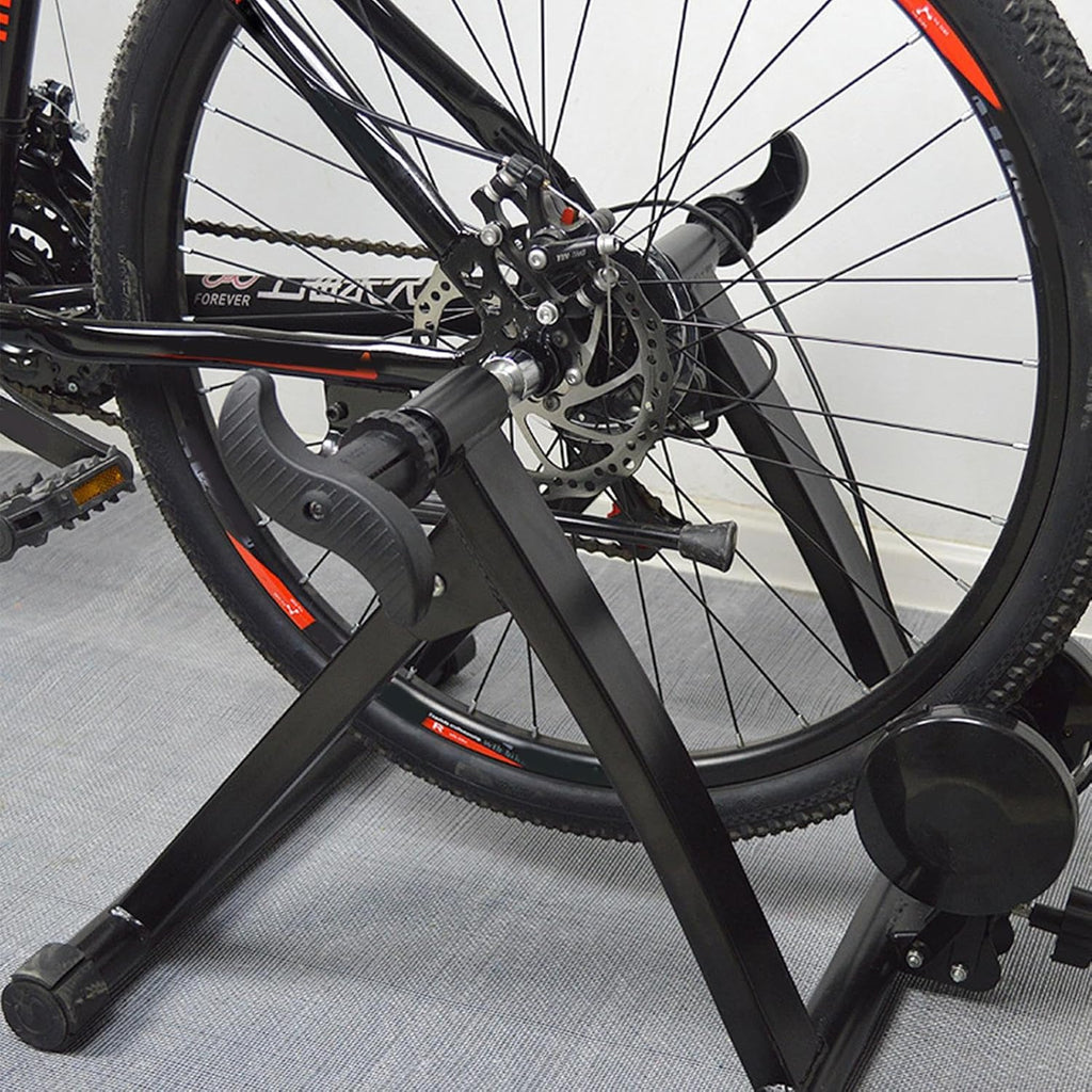Black Magnetic Folding Bike Trainer Stand A7448