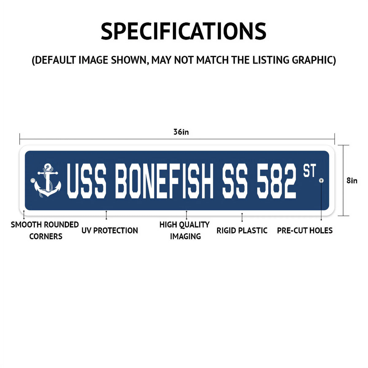 Submarine Street Sign Y895007