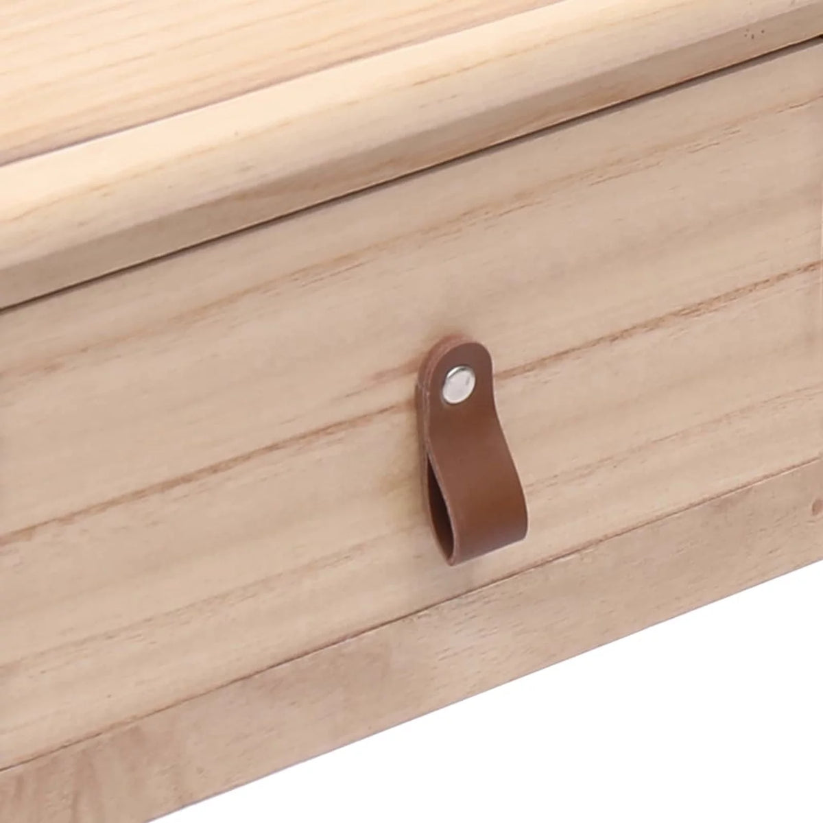 Writing Desk with 2 Storage Drawers Wood Study Table A66369