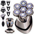 7D 5-in-1 Electric Head Shaver for Bald Men, Cordless, Rechargeable, Pack of 2 J92386