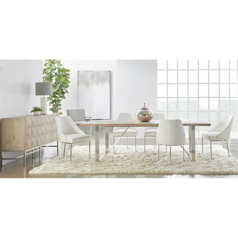 Transitional Wood Extension Dining Table M21457