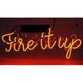 White Neon Sign B4704